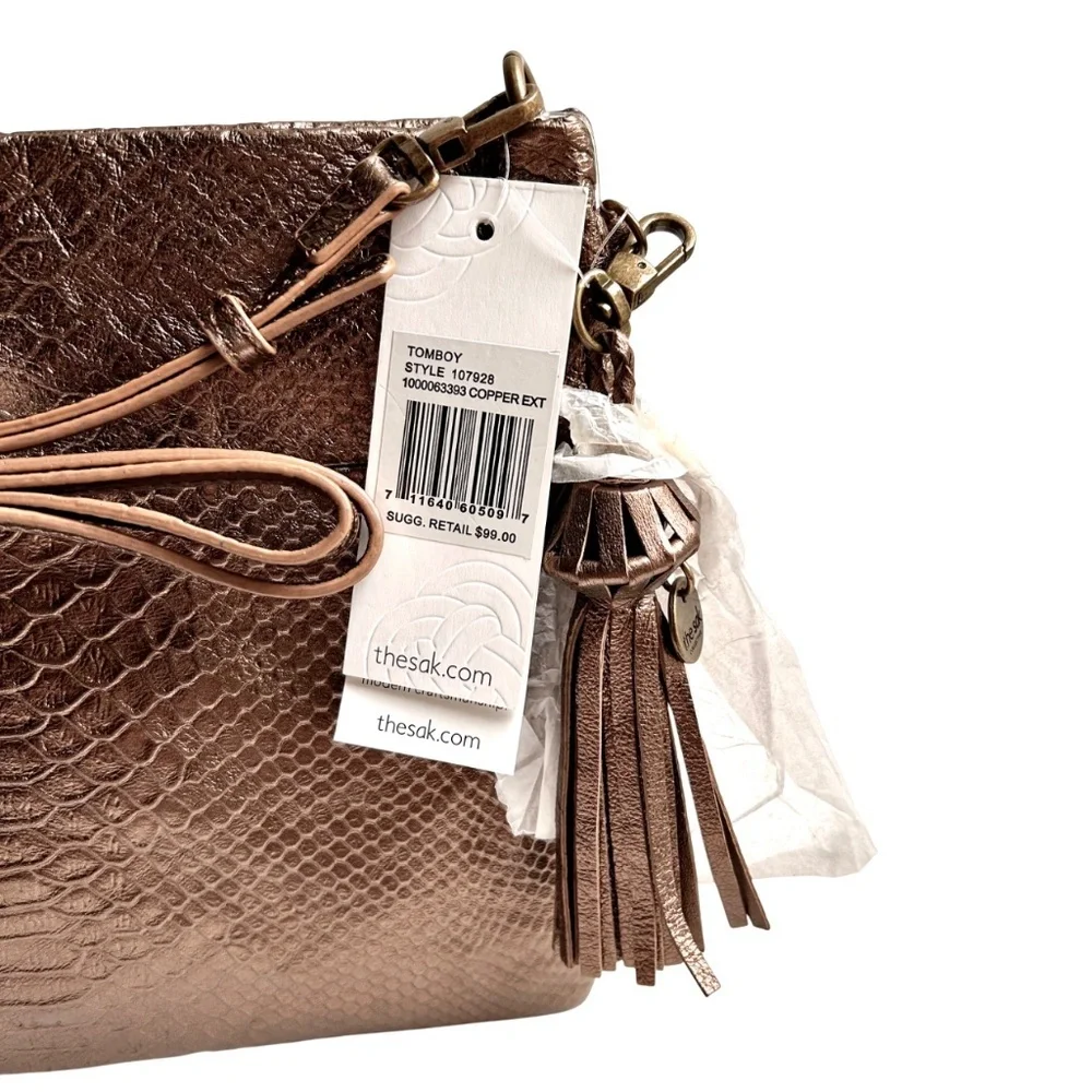 NWT The Sak Leather Snake Skin Look 